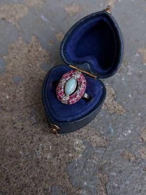 Rubies and opal. Wow!