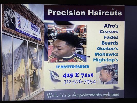 Precision Haircuts by JT Master Barber