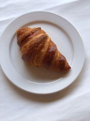 Daily baked fresh croissants made by French butter
