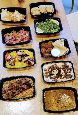 A wide variety of Middle Eastern flavors - all made fresh daily!