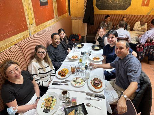 Christmas party with staff!