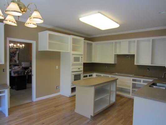 After painting kitchen/cabinets