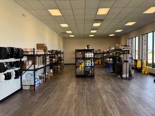 Our new retail oriented store is more open and convenient