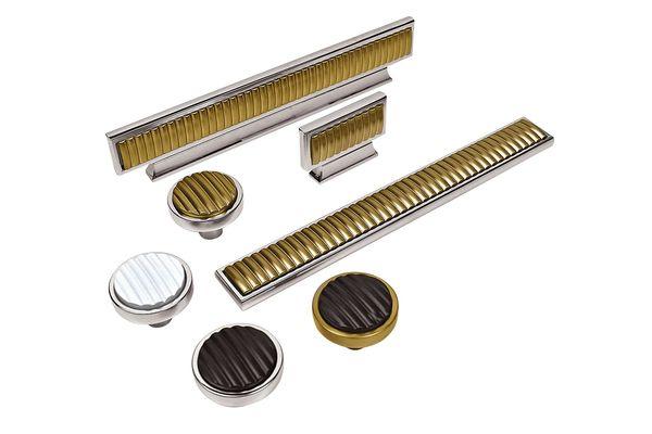 Metal Meld - Furrowed - Furrowed inlays with unique vertical and horizontal designs.