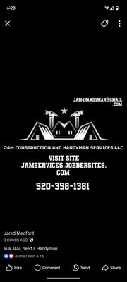 JAM Construction and Handyman Services