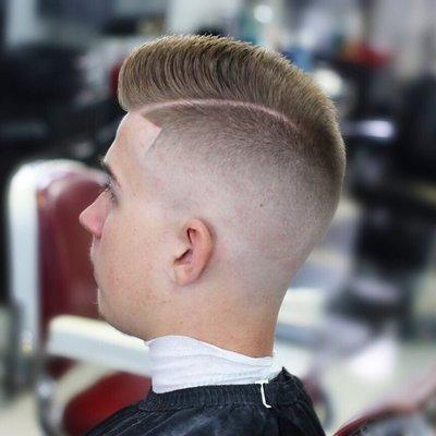 Most wanted haircut mid fade with combover