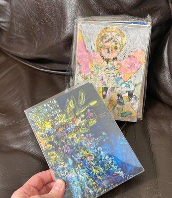 Thank you to my secret Santa who sent me these beautiful card sets.