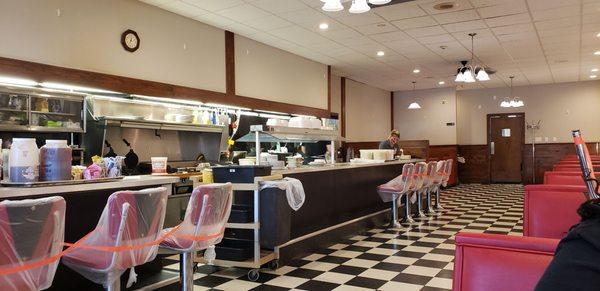 Practicing social distancing what fun