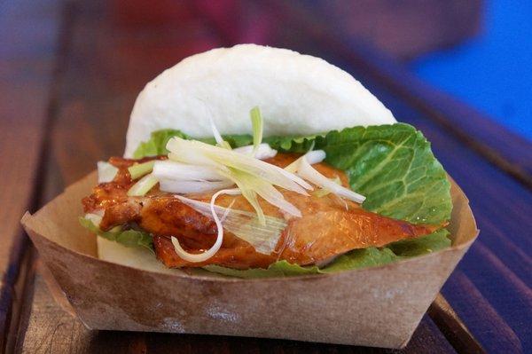 Roasted duck bao