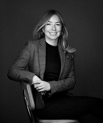 Branding portrait in black and white