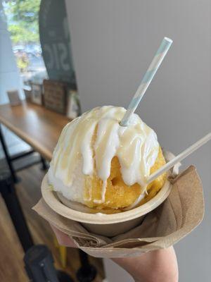 Shave ice cream