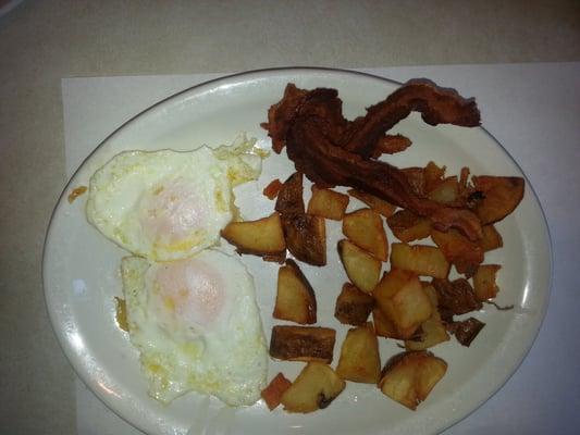 Deep fried bacon & potatoes.