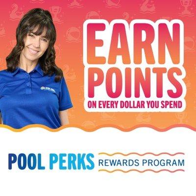 Leslie's Pool Perks is a free rewards program that turns every dollar you spend into points toward exclusive perks...