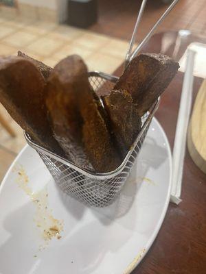 Papas Cajun (a little overdone)