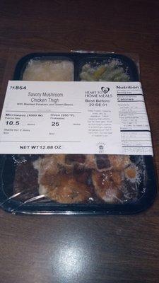 This meals "Best By" date is over a MONTH older than my order date.