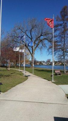 Flags for every branch of the military