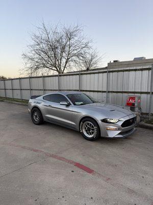 He did all the beadlocks and all the tires