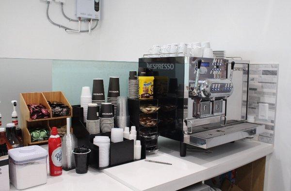 Nespresso Coffee served @ University cStore!