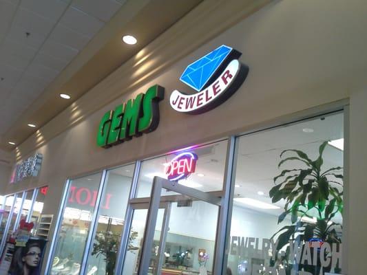 Gems Jeweler Store Front, Inside Lion Supermarket, Newark, CA.