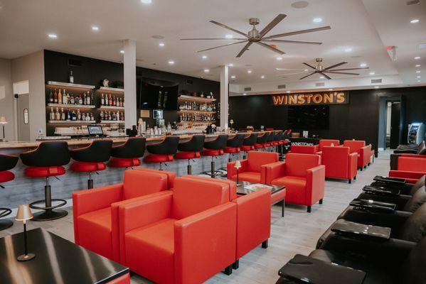 Our non-smoking bar area