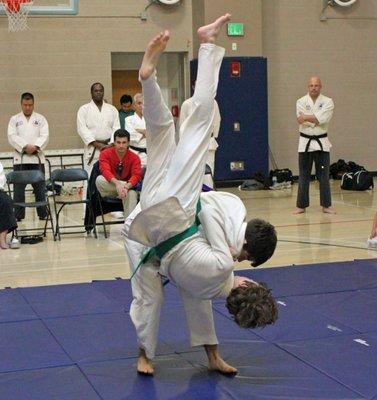 koshi nage - hip throw