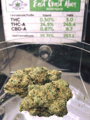 Dank nug with high thc rating.