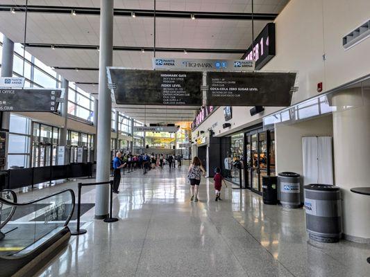 Corridor at PPG Arena