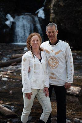 Jane Del Piero & Jay Holt Bear Creek Falls Telluride Colorado