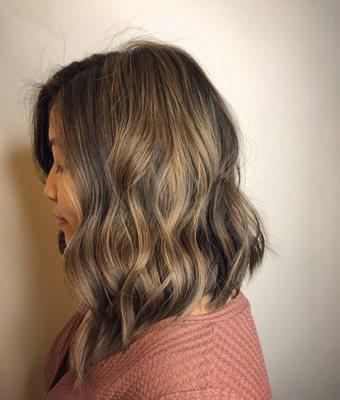 Fresh chop, highlights, and style by Maggie