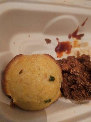 Jalapeño corn muffin
