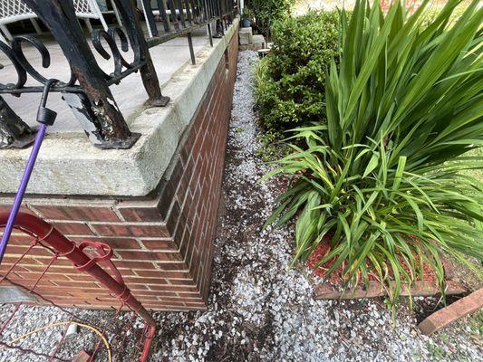 Before our gravel installation service