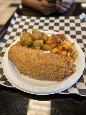 Fried Catfish Meal with 2 sides