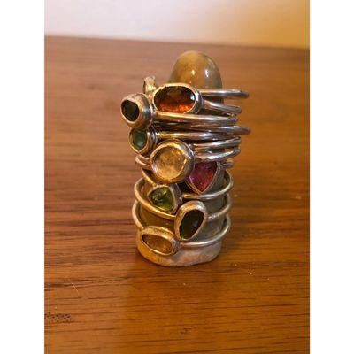 Veronica Rock sterling silver rings