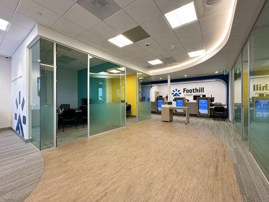 Spacious and open lobby