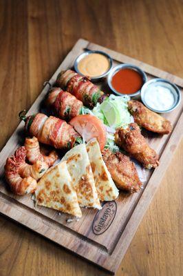 Gustavo's Sampler just delicious... order now