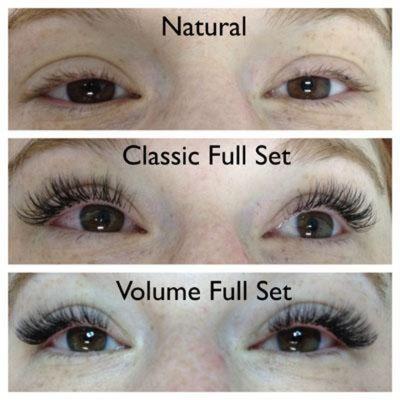 Differences between lashes