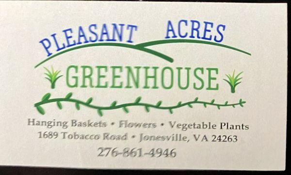 Pleasant Acres Greenhouse