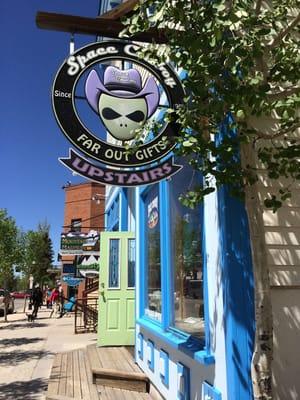 Colorful storefront.