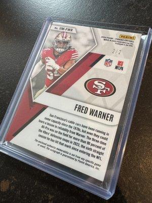 Fred Warner Swoosh Patch /2