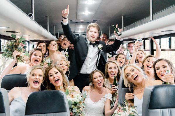 Wedding Party Mini Bus