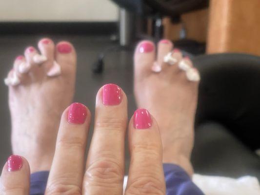 The nicest place in town for a mani/pedi!! Luxury Nails!