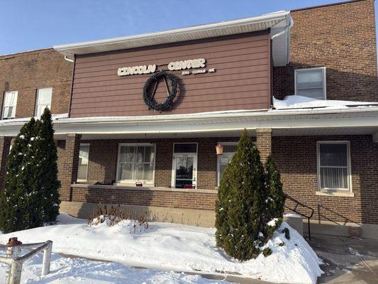 Exterior of building, Lincoln Center