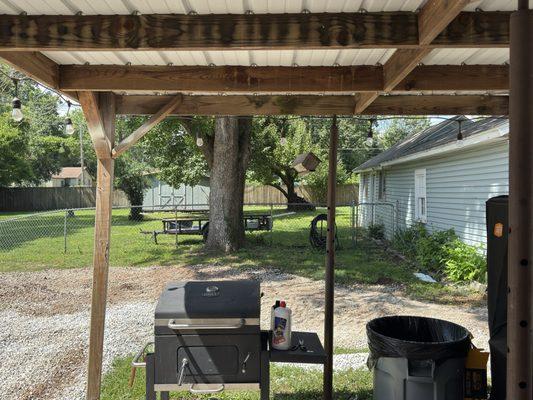 You can see the lean.... After being hit.