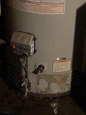 Water boiler is literally leaking