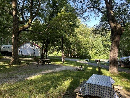 Bath and shower house.