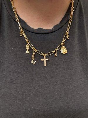 Charm necklace (with new charm)