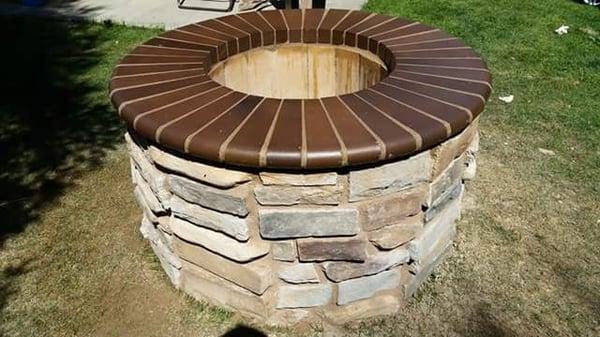 Custom fire pits, outdoor kitchens , custom barbecue, block walls, pavers, flagstone and more.