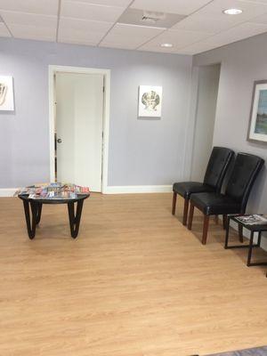 Office inside Chiropractor's Office