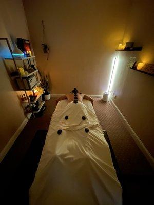 Hot stones takes healing and relaxation to a new level.