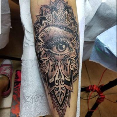 Tattoo by Zack Carpenter of Snake Byrd Ink.